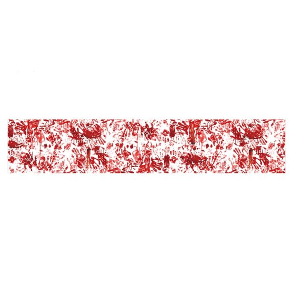 Horror Happy Halloween Tablecloth Bloody Handprint Table Cover Festival Horror Happy Halloween Tablecloth Bloody Handprint Table Cover Festival