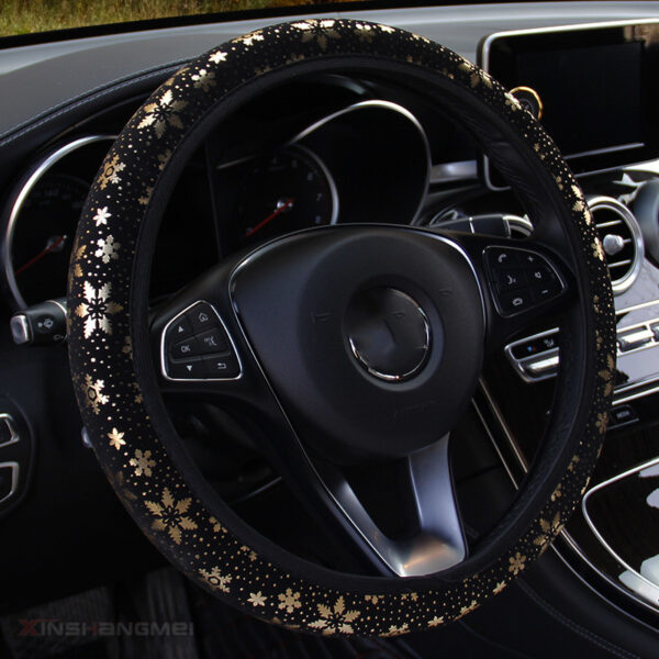 Hot Gilded Snowflake Car Steering Wheel Hot Gilded Snowflake Car Steering Wheel