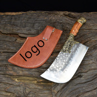 Household Bone Chopping Hand-forged Kitchen Knife Dual-use Ghost Hand