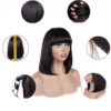 Human Hair Bob Wig Headgear Woven Top Heart Is Natural and Realistic Human Hair Bob Wig Headgear Woven Top Heart Is Natural and Realistic
