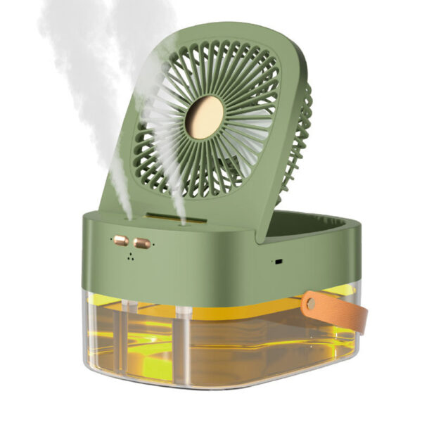 Humidifying Spray Fan Desktop Remote Control Timing Mini Air Cooler Big