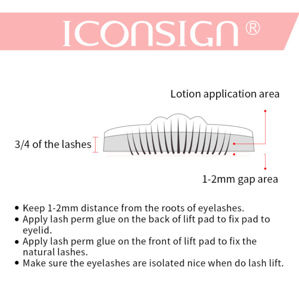 Iconsign Lash Lift Kit Lifiting Eyelash Perming Curling Enhancer Eyes