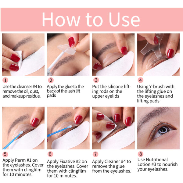 Iconsign Lash Lift Kit Lifiting Eyelash Perming Curling Enhancer Eyes