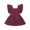 Infant Kids Baby Girl Ruffle Princess Party Dress Infant Kids Baby Girl Ruffle Princess Party Dress