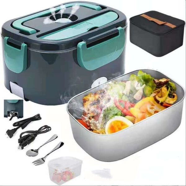 Insulated Lunch Box Large Capacity Heated Electric Stainless Steel Car Insulated Lunch Box Large Capacity Heated Electric Stainless Steel Car