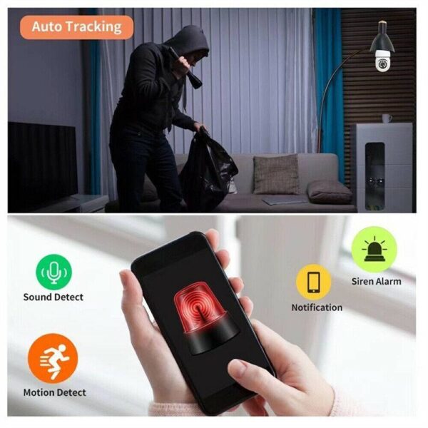 IR E27 Light Bulb Camera 1080P HD Wireless WiFi Smart Home Security IR E27 Light Bulb Camera 1080P HD Wireless WiFi Smart Home Security