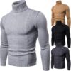 Jacquard Sweater England Casual Pullover Sweater Jacquard Sweater England Casual Pullover Sweater