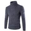 Jacquard Sweater England Casual Pullover Sweater Jacquard Sweater England Casual Pullover Sweater