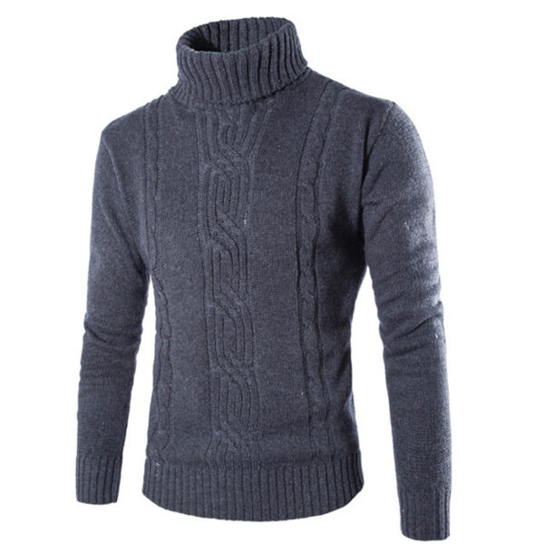 Jacquard Sweater England Casual Pullover Sweater Jacquard Sweater England Casual Pullover Sweater