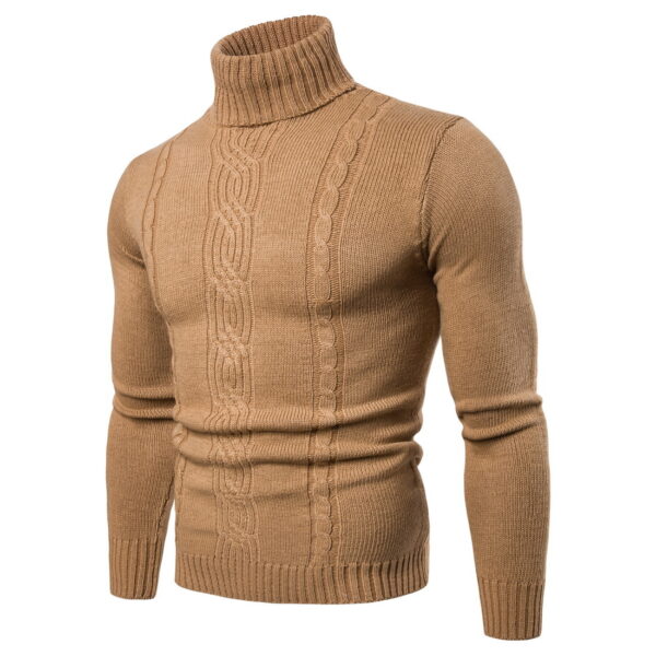 Jacquard Sweater England Casual Pullover Sweater Jacquard Sweater England Casual Pullover Sweater