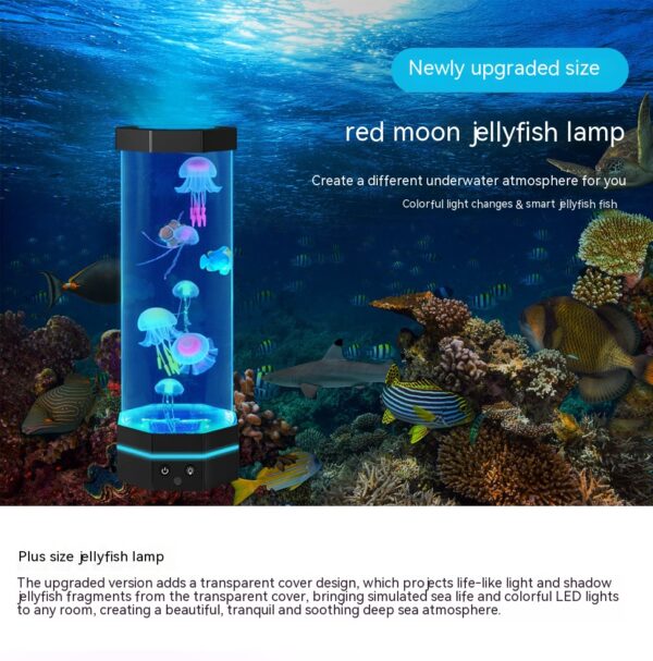 Jellyfish Lava Lamp 17 Colors Changing 15inch with Remote Control USB Jellyfish Lava Lamp 17 Colors Changing 15inch with Remote Control USB