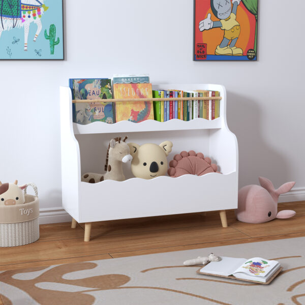 Kids Bookcaes Children Book Organizer Toy Storage Cabinet White Kids Bookcaes Children Book Organizer Toy Storage Cabinet White