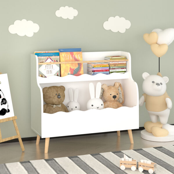 Kids Bookcaes Children Book Organizer Toy Storage Cabinet White Kids Bookcaes Children Book Organizer Toy Storage Cabinet White