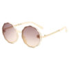 Kids Wave Frame Vintage Round Frame Sunglasses Kids Wave Frame Vintage Round Frame Sunglasses