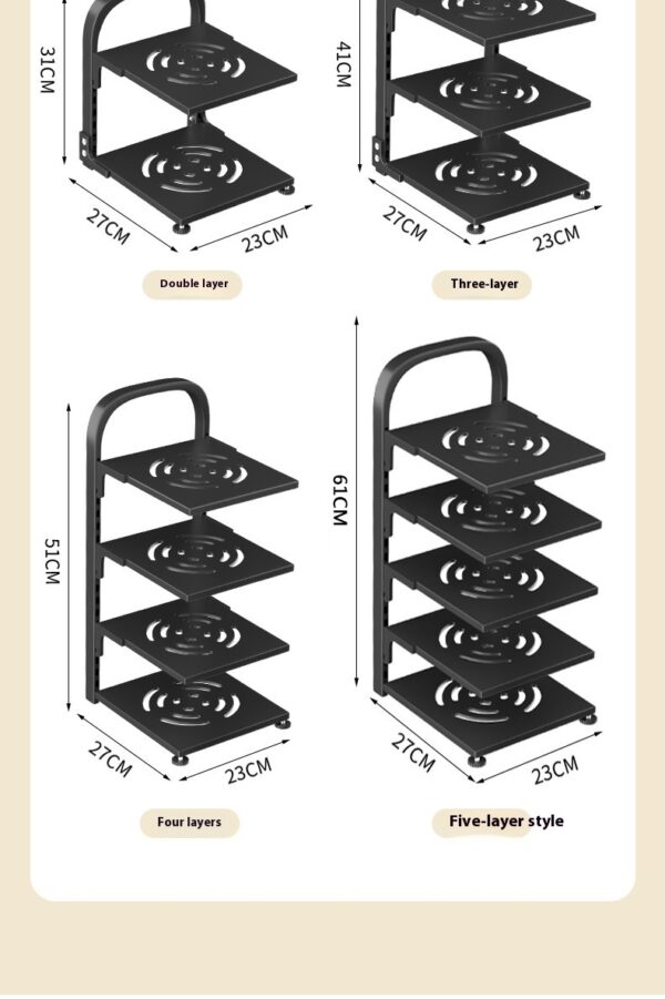 Kitchen Countertop Pot Rack Carbon Steel Adjustable Kitchen Countertop Pot Rack Carbon Steel Adjustable