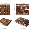 Kitchen Household Parquet Solid Wood Cutting Board Kitchen Household Parquet Solid Wood Cutting Board