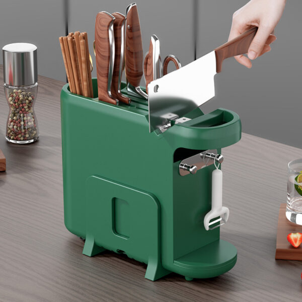 Kitchen Knife Rack Storage Dish Chopsticks Chopping Board Pot Cover