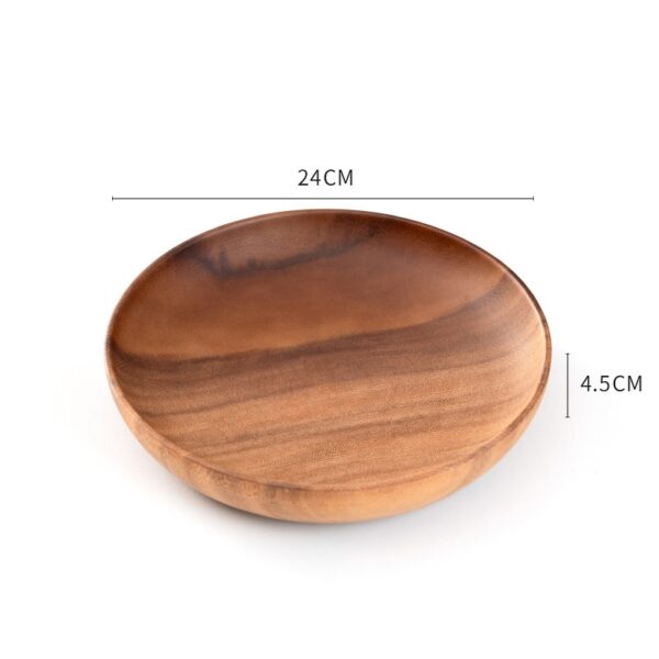 Kitchen Natural Wooden Bowl Household Fruit Salad for Home Restaurant