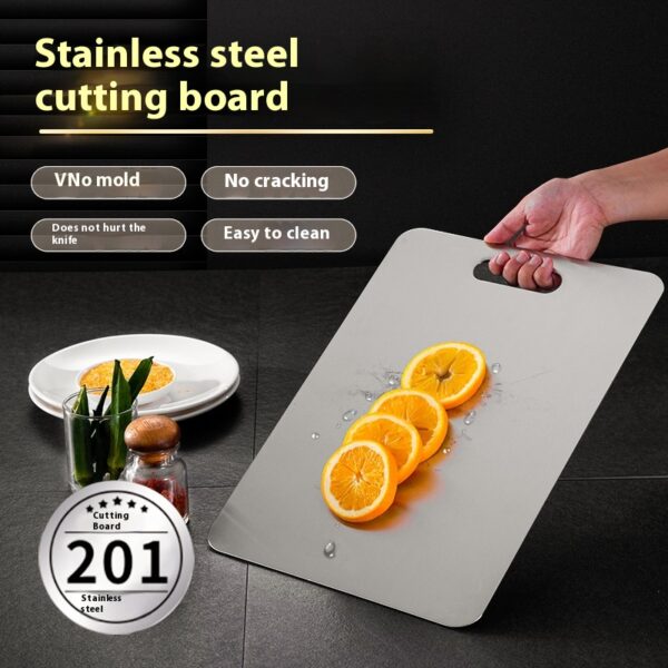 Kitchen Thickened Cutting Board Stainless Steel Cut Vegetables Meat
