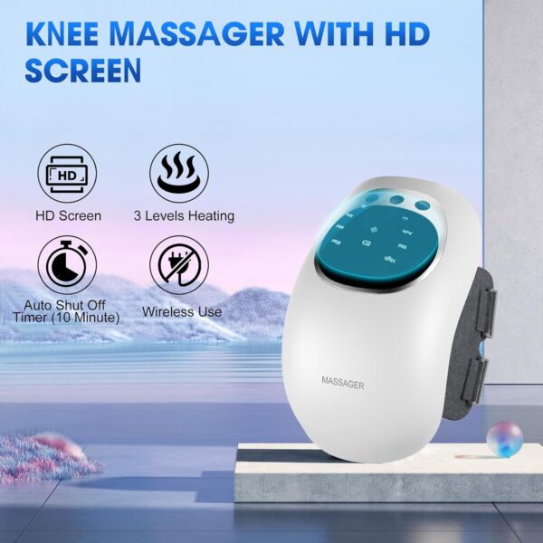 Knee Massager Smart with Heat Vibration 3D Massage Red Light 4-in-1 Knee Massager Smart with Heat Vibration 3D Massage Red Light 4-in-1