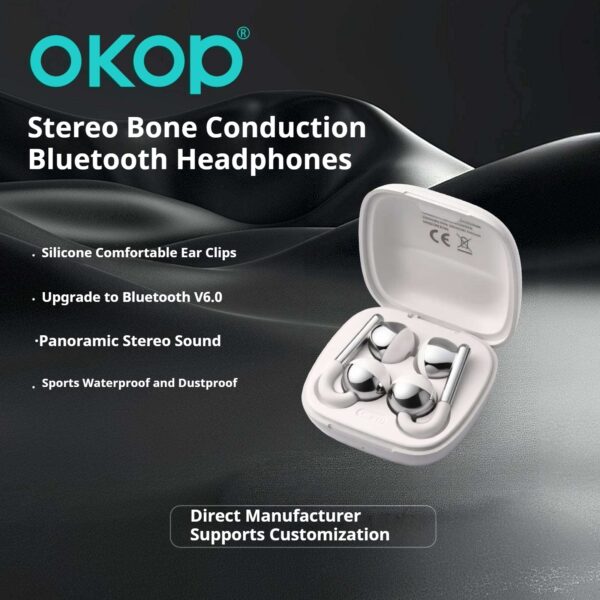 KP-222 Hot-selling Wireless Bluetooth Ear-clip Headphones for Music
