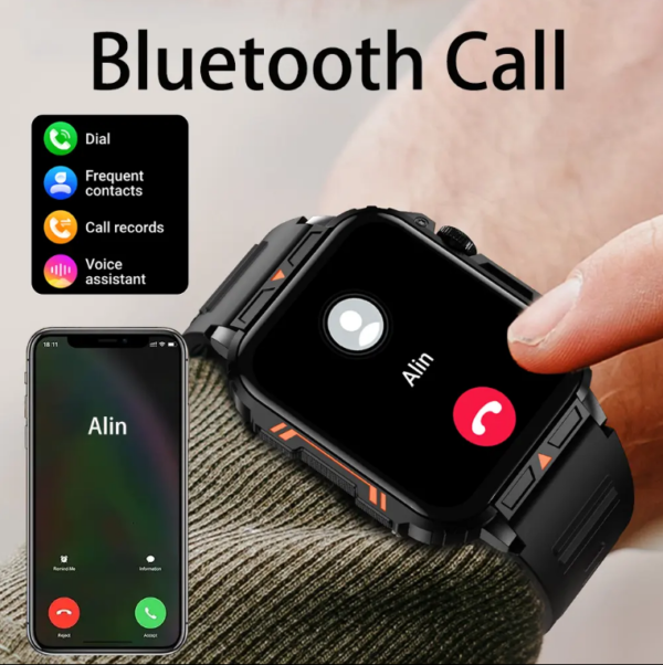 L81 Outdoor Sports Square Smartwatch Answer Call Big Battery Fitness L81 Outdoor Sports Square Smartwatch Answer Call Big Battery Fitness