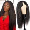 Lace Free Mechanism Yaki Straight Pure Human Wig Lace Free Mechanism Yaki Straight Pure Human Wig