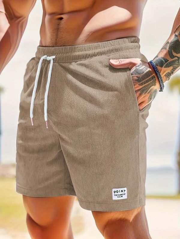 Lace-up Drawstring Shorts Summer Corduroy Sports Short Pants Lace-up Drawstring Shorts Summer Corduroy Sports Short Pants