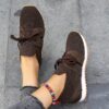 Lace Up Mesh Flats Shoes for Women Breathable Casual Walking Wedges Lace Up Mesh Flats Shoes for Women Breathable Casual Walking Wedges