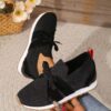 Lace Up Mesh Flats Shoes for Women Breathable Casual Walking Wedges Lace Up Mesh Flats Shoes for Women Breathable Casual Walking Wedges