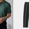 Lapel Polo Shirt Men's Fashion Brand Casual Summer Texture Solid Color