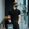 Lapel Polo Shirt Men's Fashion Brand Casual Summer Texture Solid Color