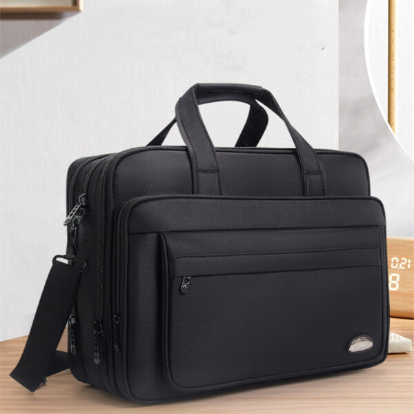Large Capacity Briefcase Men's Business Canvas Portable Large Capacity Briefcase Men's Business Canvas Portable