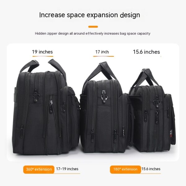 Large Capacity Briefcase Men's Business Canvas Portable Large Capacity Briefcase Men's Business Canvas Portable