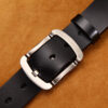 Leather Cowskin Vintage Jean Belt Pin Buckle Simple Men's Wide Leather Cowskin Vintage Jean Belt Pin Buckle Simple Men's Wide