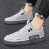 Leather Men's Versatile Casual Sneakers Leather Men's Versatile Casual Sneakers