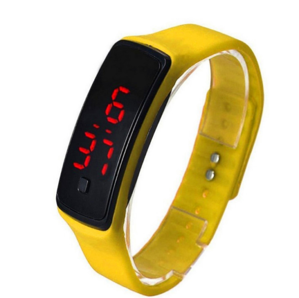LED Bracelet Watch Thin Girl Men Sports Silicone Digital Wristwatches LED Bracelet Watch Thin Girl Men Sports Silicone Digital Wristwatches