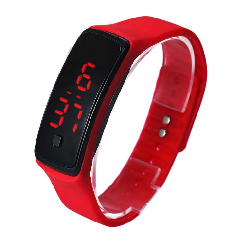 LED Bracelet Watch Thin Girl Men Sports Silicone Digital Wristwatches LED Bracelet Watch Thin Girl Men Sports Silicone Digital Wristwatches