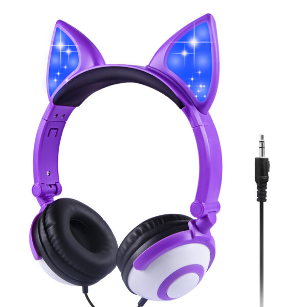 LED Flashing Cat Ear Headphones LED Flashing Cat Ear Headphones