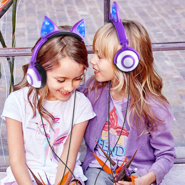 LED Flashing Cat Ear Headphones LED Flashing Cat Ear Headphones