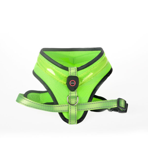 LED Luminous Dog Harness USB Charging Chest Strap Vest Pet Safety