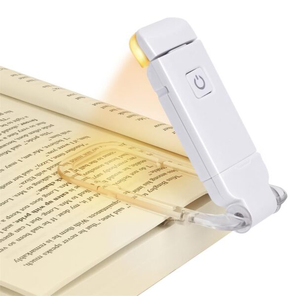 LED USB Rechargeable Book Reading Light Brightness Adjustable Eye