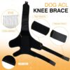 Leg Protector for Dogs Knee Brace Auxiliary Belt Joint Protection Pet Leg Protector for Dogs Knee Brace Auxiliary Belt Joint Protection Pet