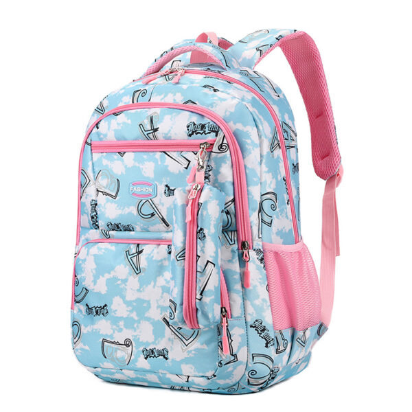 Letter Print Backpack with Pencil Case Fsahion Sweet Primary School Letter Print Backpack with Pencil Case Fsahion Sweet Primary School