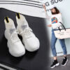 Little White Shoes Women Summer Wild Korean Autumn Thick-soled Casual