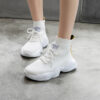 Little White Shoes Women Summer Wild Korean Autumn Thick-soled Casual