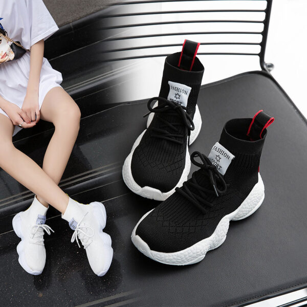 Little White Shoes Women Summer Wild Korean Autumn Thick-soled Casual