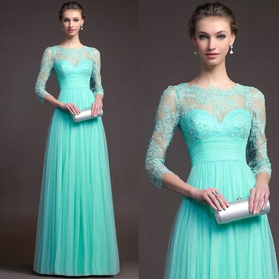 Long Sleeve Lace See-through Dress Long Sleeve Lace See-through Dress