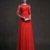 Long Sleeve Lace See-through Dress Long Sleeve Lace See-through Dress