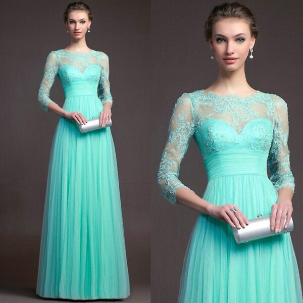 Long Sleeve Lace See-through Dress Long Sleeve Lace See-through Dress